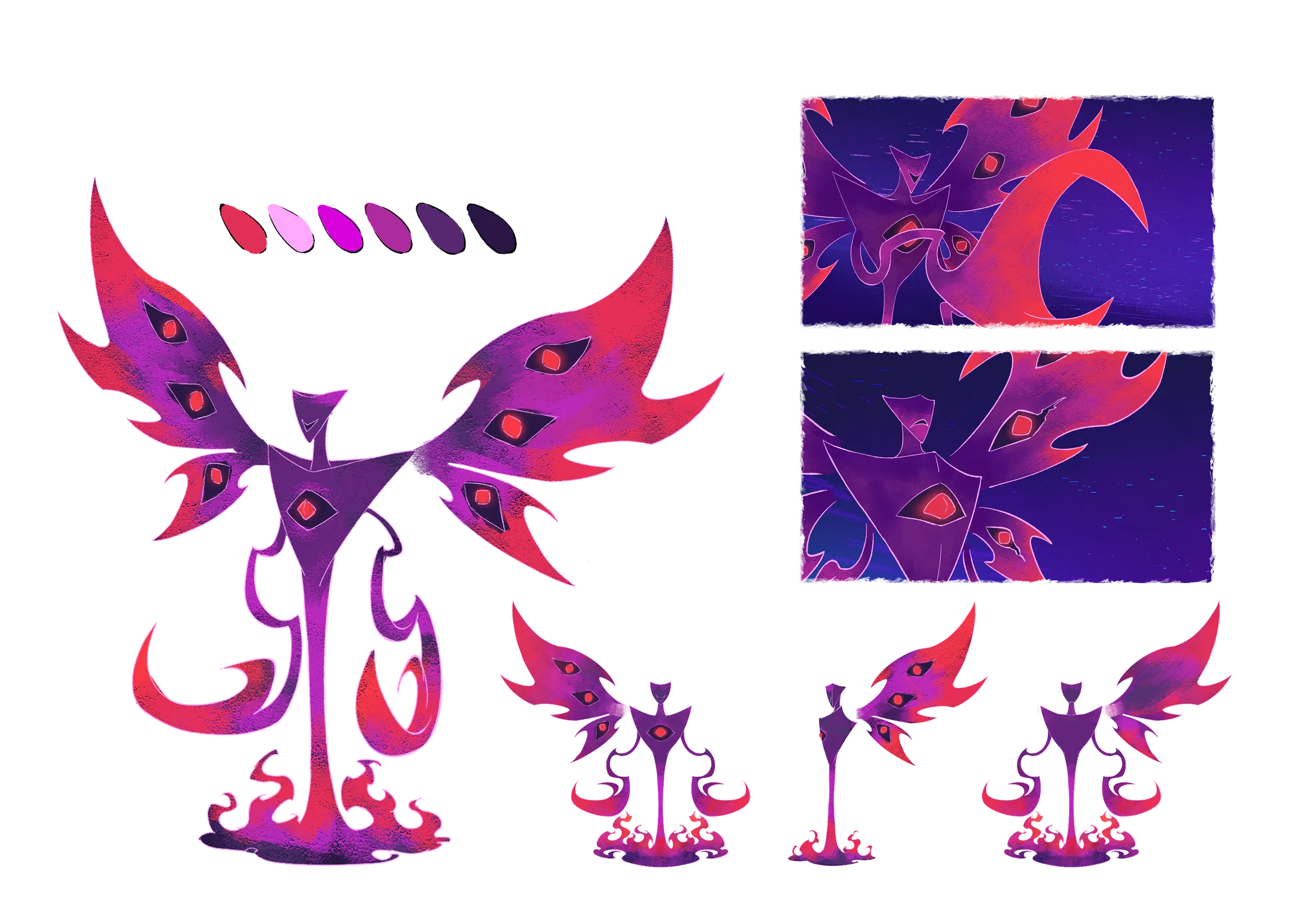 Iridescent Wings — Thiết kế nhân vật 01